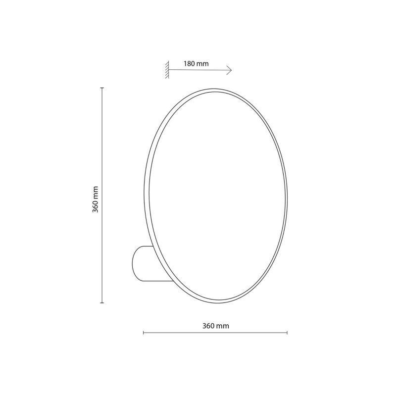 Kinkiet TK Lighting Pulse 1 x E27 naturalny