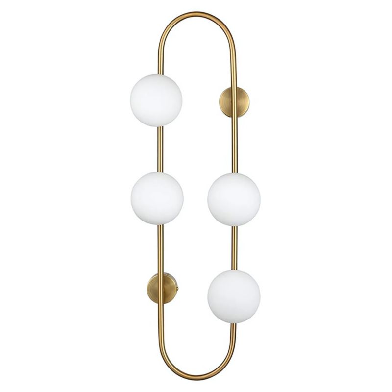 Kinkiet Toolight App1144-4W Złoty 11X25X71,5Cm 1Szt