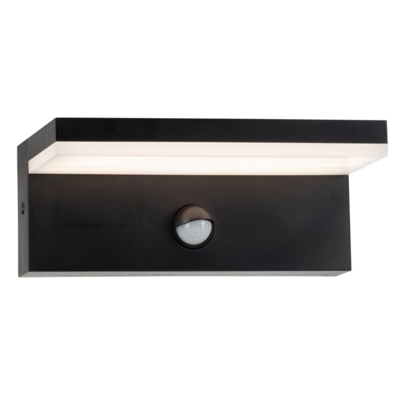 Kinkiet zewnętrzny z czujnikiem Polux Tesa czarny LED 10W 4000K 1100lm  IP54 wym: 8,2 x 21 x 9 cm tworzywo sztuczne - 1 szt.