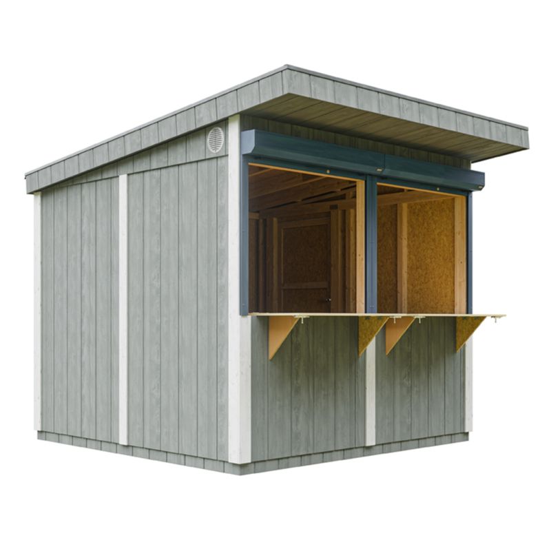 Kiosk drewniany LP SmartSide Timbela M950-CAVERN STEEL 5.9 m² stoisko ogrodowe 1 szt.