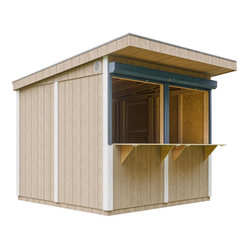 Kiosk drewniany LP SmartSide Timbela M950-TERRA BROWN 5.9 m² stoisko ogrodowe 1 szt.