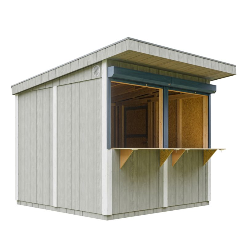 Kiosk drewniany LP SmartSide Timbela M950-TUNDRA GREY 5.9 m² stoisko ogrodowe 1 szt.