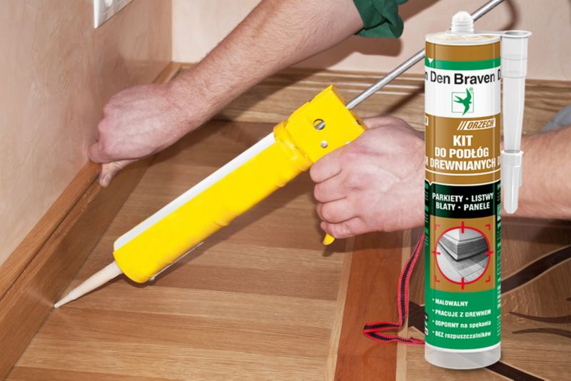 Kit do parkietu Den Braven 280 ml orzech
