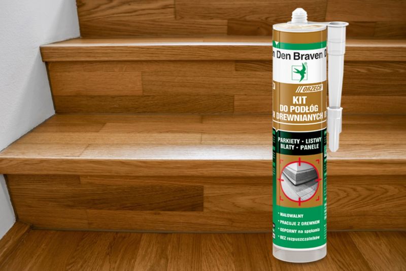 Kit do parkietu Den Braven 280 ml orzech