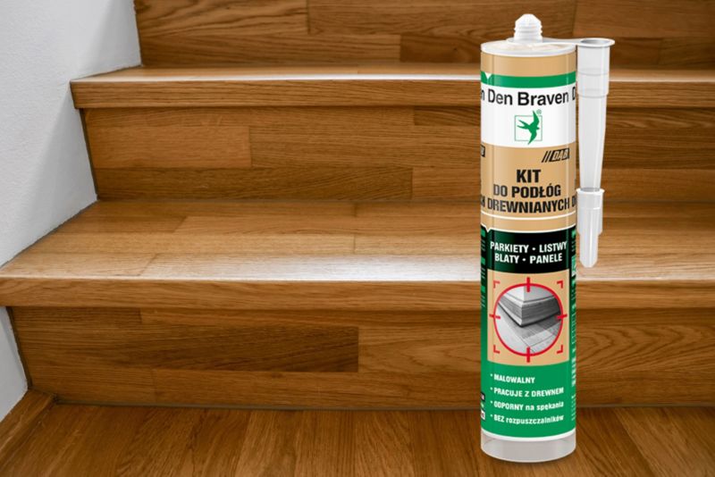 Kit do parkietu Den Braven dąb 280 ml