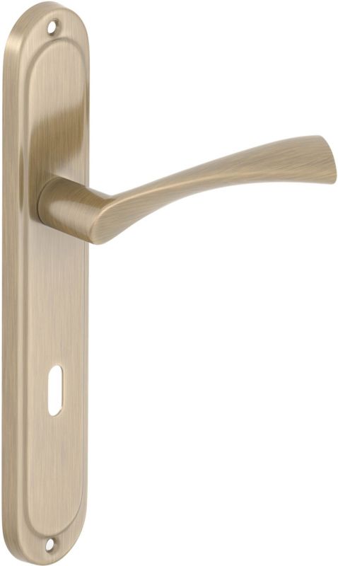 Klamka drzwiowa Metalbud Diana 72 mm na klucz patyna