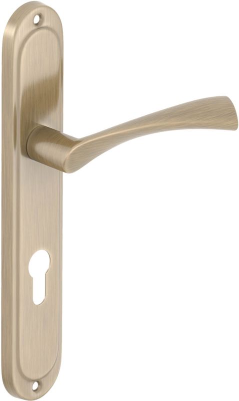 Klamka drzwiowa Metalbud Diana 72 mm na wkładkę patyna