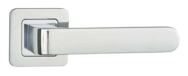 Klamka drzwiowa Metalbud Rio kwadratowy szyld chrom