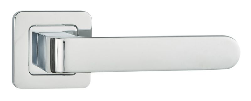 Klamka drzwiowa Metalbud Rio kwadratowy szyld chrom