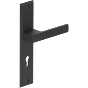 Klamka drzwiowa Metalbud Total 72 mm Yale na wkładkę czarna