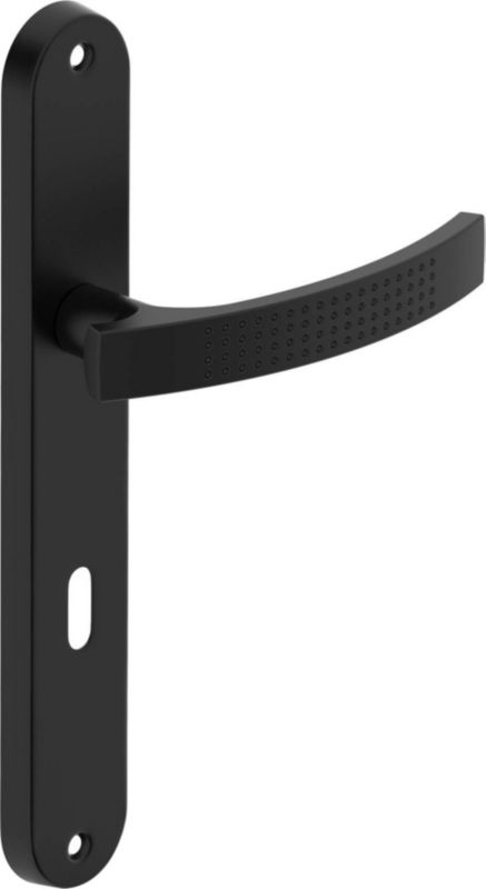 Klamka drzwiowa Verso Astra 72 mm na klucz czarna