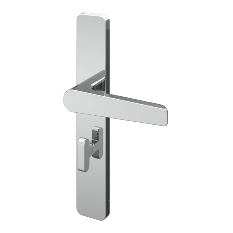Klamka GoodHome Robust szyld WC polerowany chrom
