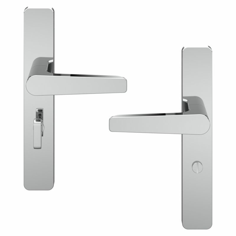 Klamka GoodHome Robust szyld WC polerowany chrom