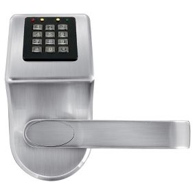 Klamka z szyfratorem i czytnikiem kart RFID Eura ELH-70B9 silver