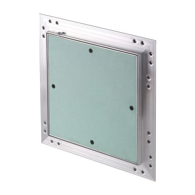 Klapa rewizyjna aluminiowa Awenta z płytą g-k 20 x 20 x 1,25 cm
