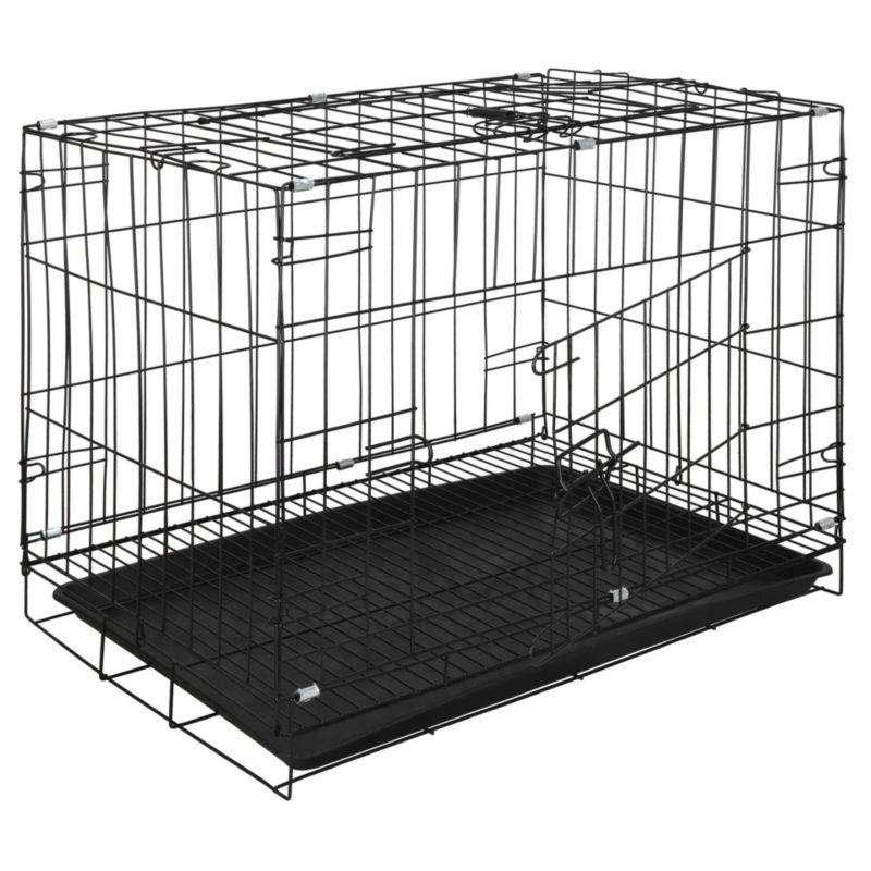 Klatka kennelowa dla zwierząt Springos kojec dla psa kota S 60 x 50 x 42 cm 1 szt.
