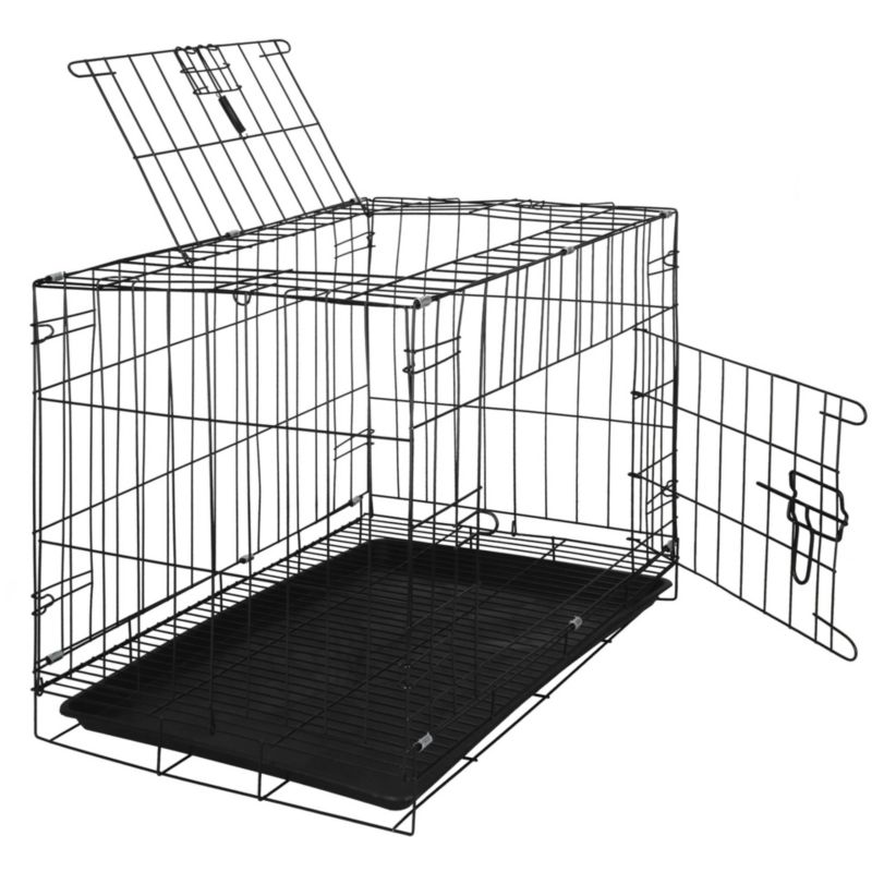 Klatka kennelowa dla zwierząt Springos kojec dla psa kota S 60 x 50 x 42 cm 1 szt.