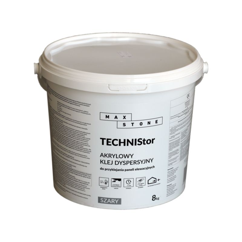 Klej akrylowy Max-Stone TECHNISTOR 8kg SZARY 1 op.