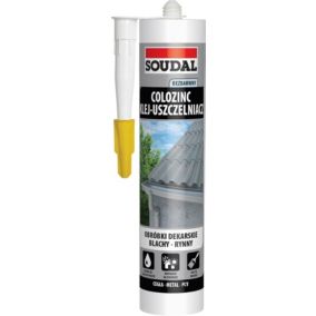 Klej do blachy Soudal Colozinc 290 ml bezbarwny