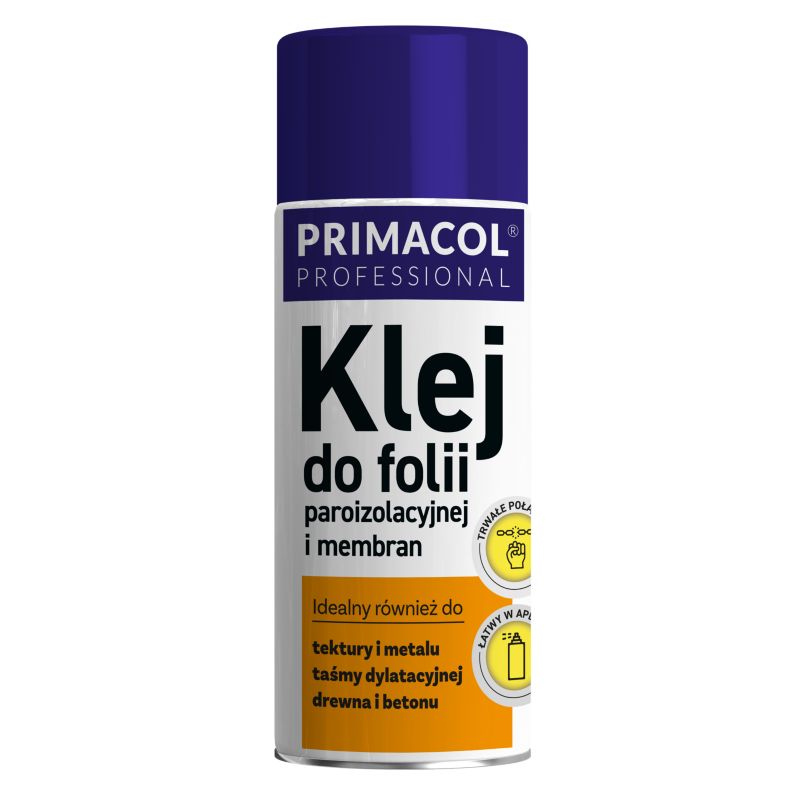 Klej do folii paroizolacyjnej Primacol spray 400 ml | Majsterkowanie w ...