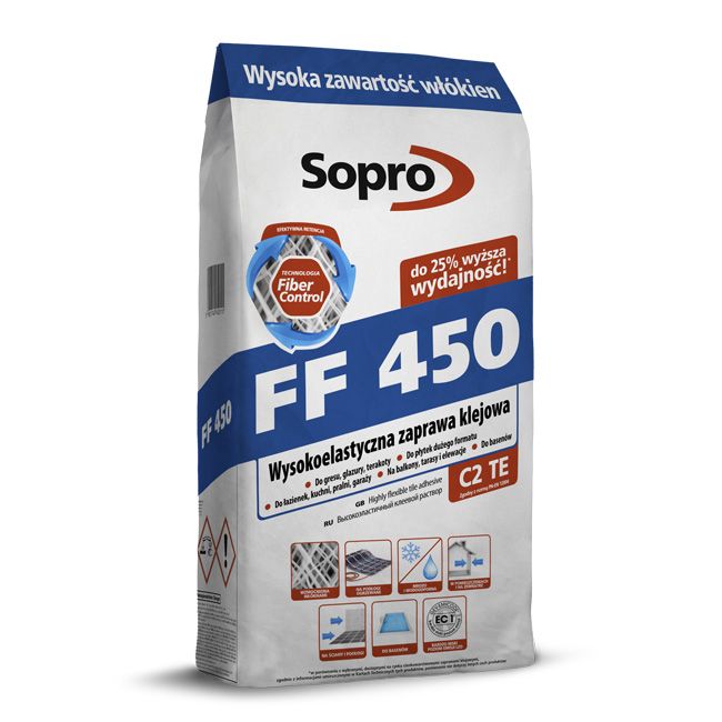 Klej do gresu Sopro FF450 elastyczny 5 kg