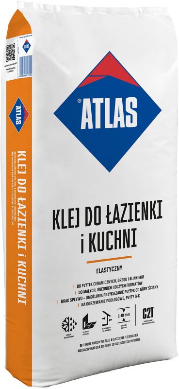 Klej do łazienki i kuchni Atlas 22,5 kg
