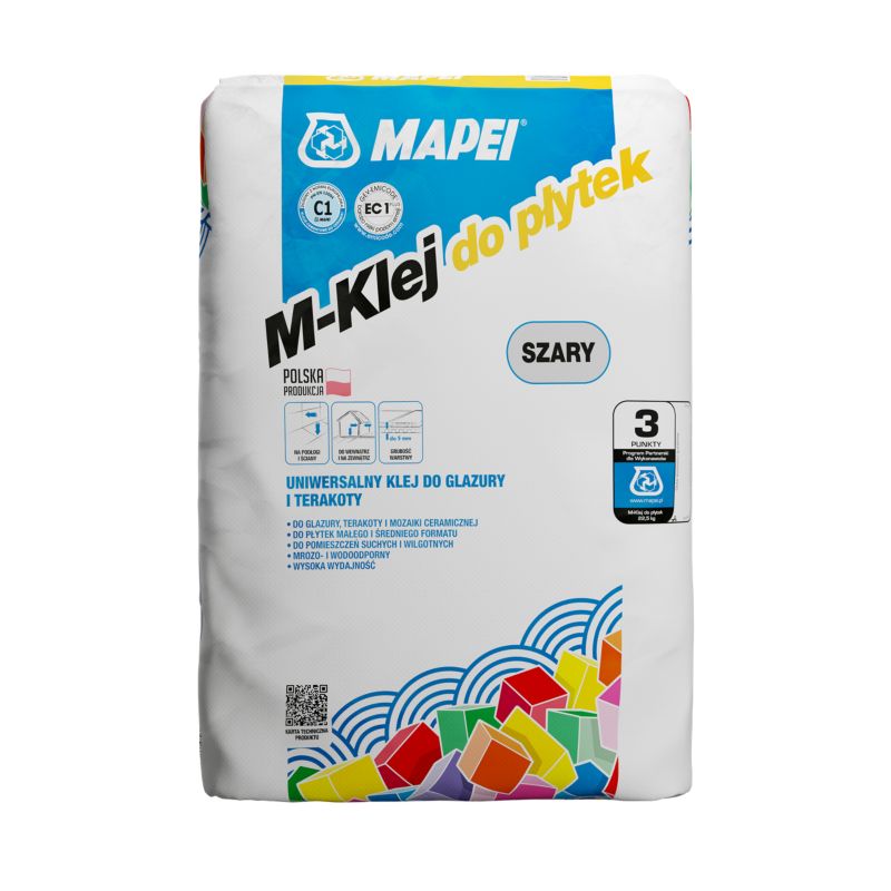 Klej do płytek Mapei M-Klej 22,5 kg