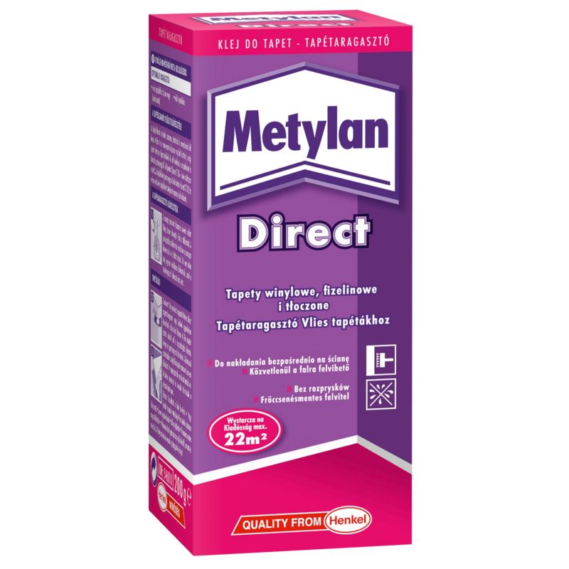 Klej do tapet flizelinowych Metylan Direct 200 g