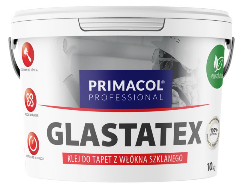 Klej do tapet z włókna szklanego Primacol Glastatex 10 kg