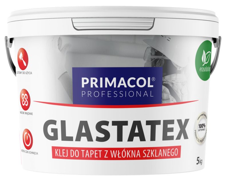 Klej Do Tapet Domowej Roboty Klej do tapet z włókna szklanego Primacol Glastatex 5 kg