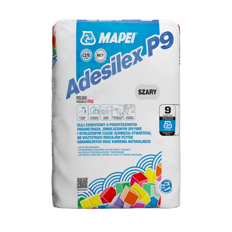 Klej elastyczny Mapei Adesilex P9 szary 22,5 kg