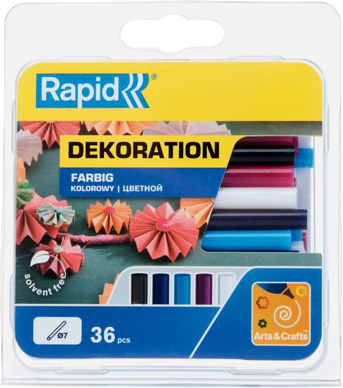Klej kolorowy Rapid 115 g śr. 7 mm mix 1 | Majsterkowanie w Castoramie