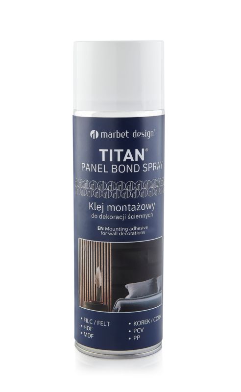Klej montażowy Marbet Design jednoskładnikowy TITAN PANEL BOND SPRAY 500 ml