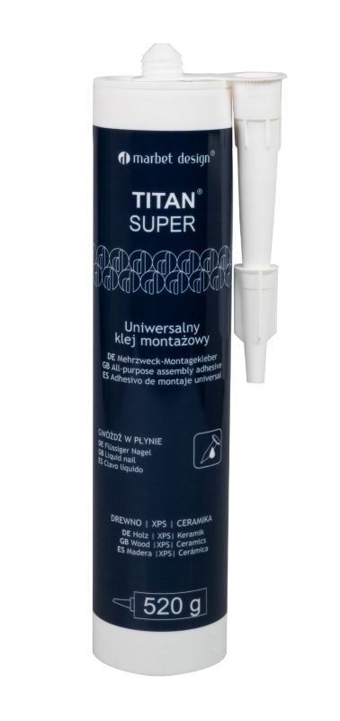 Klej montażowy Marbet Design TITAN SUPER uniwersalny 520 g