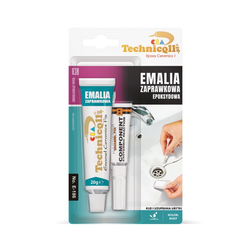 Klej naprawczy Technicqll emalia zaprawkowa 20 g + 6 ml