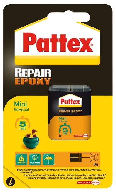 Klej Pattex Epoxy Uniwersal Syringe masa 6 ml