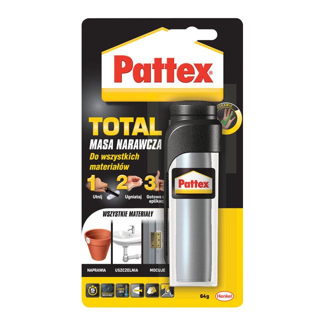 Klej Pattex Total masa naprawcza 64 g