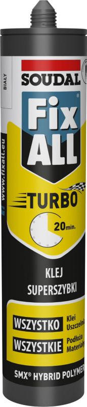 Klej Soudal Fix All Turbo 290 ml biały