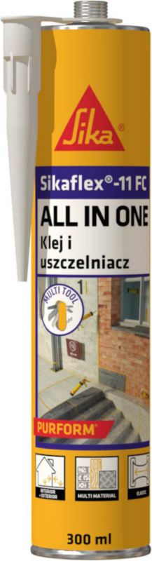 Klej-uszczelniacz Sika Sikaflex 11 FC 300 ml brązowy