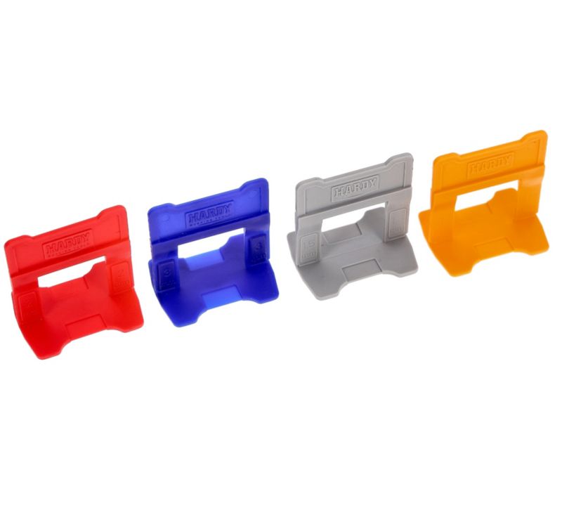 Klipsy do systemu poziomowania Hardy 1,5 mm 400 sztuk
