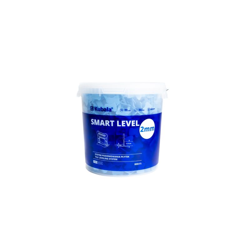 Klipsy Kubala Smart Level 2,0 mm wiadro 800 sztuk