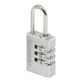 Kłódka szyfrowa Master Lock 20 mm aluminium
