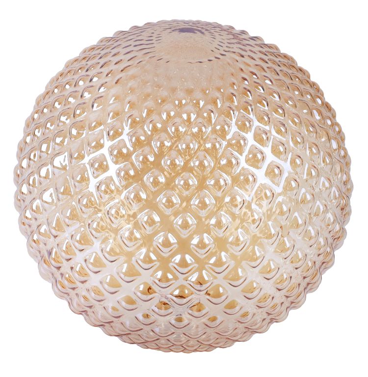 Klosz do lampy wiszącej Light Home LH Cannes E27 miodowy szklany 15x15cm 1szt.