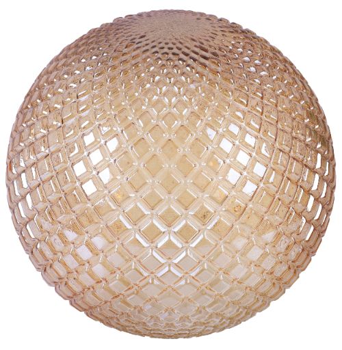 Klosz do lampy wiszącej Light Home LH Cannes E27 miodowy szklany 20x20cm 1szt.