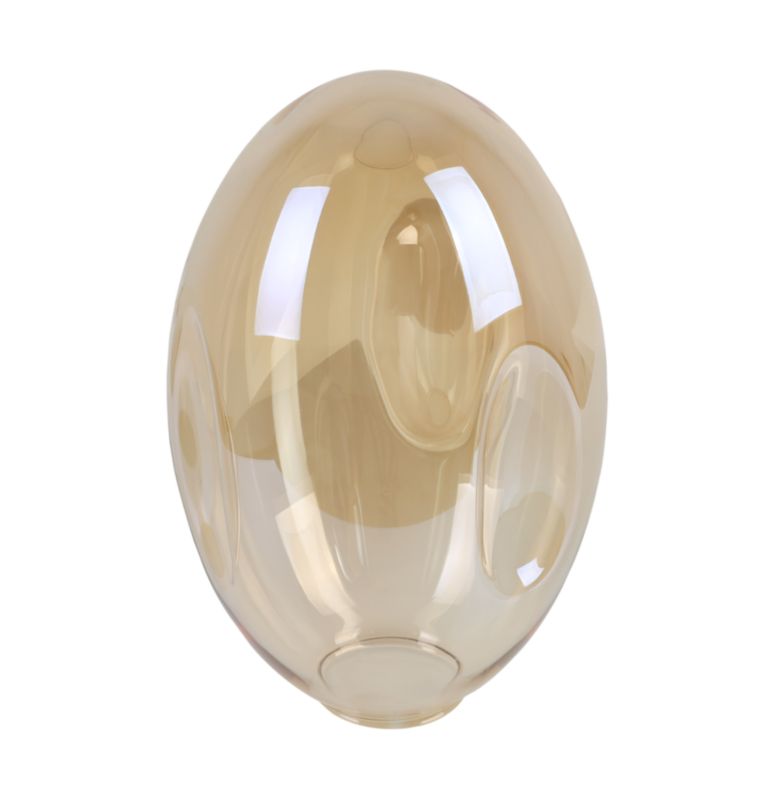Klosz do lampy wiszącej Light Home LH Vigo E27 szary szklany 12,5x19cm 1szt.