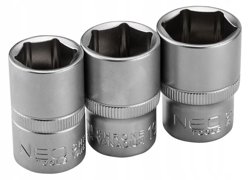 Klucz dynamometryczny NEO TOOLS 40-210Nm, 3 nasadki 17, 19, 21mm, przedłużka, 1 kpl