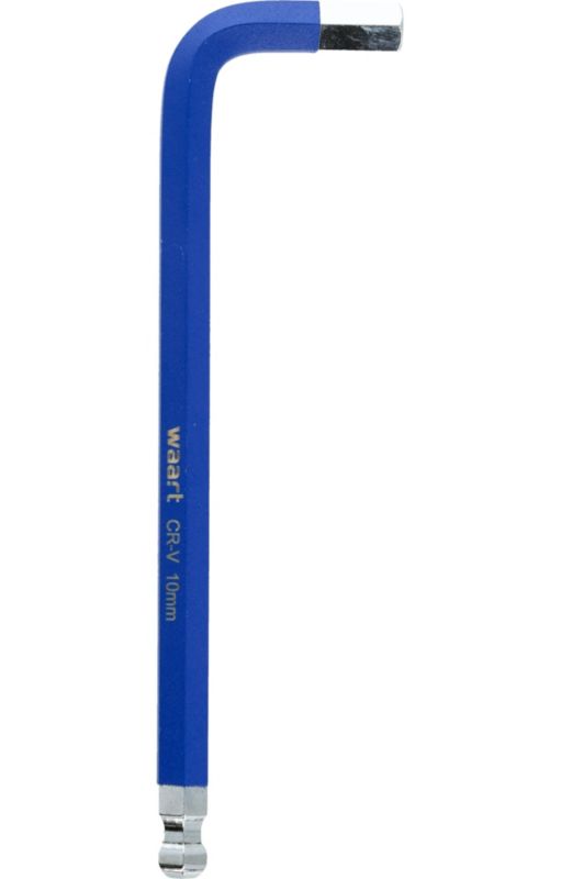 Klucz imbusowy z kulką WAART 10 mm, długi - ciemnoniebieski, 1 szt.