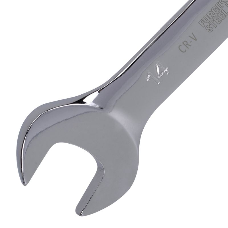 Klucz płasko-oczkowy Forge Steel krótki 14 mm
