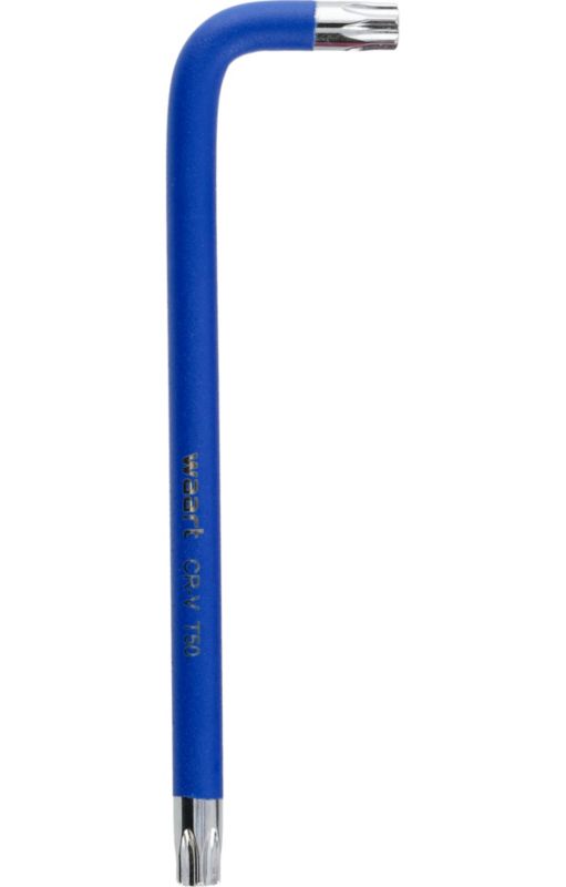 Klucz torx T50 WAART długi - ciemnoniebieski, otwór, magnes, 1 szt.