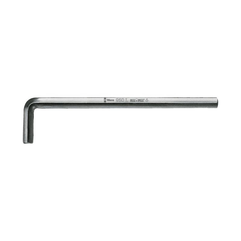 Klucz trzpieniowy Wera długi, chromowany, metryczny, 6 x 180 mm, 05021630001, 1szt.